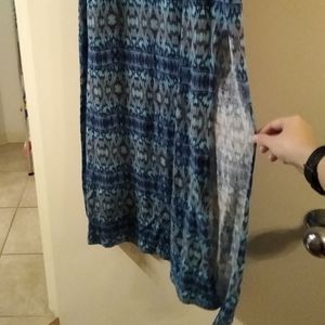 ~2 for $25~ Side Slit Patterned Maxi Skirt
